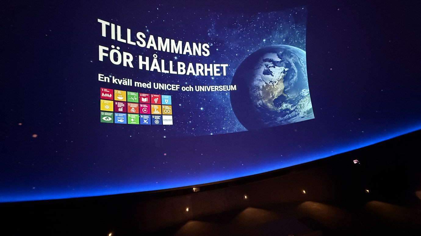 Tillsammans för hållbarhet – en kväll med Unicef och Universeum