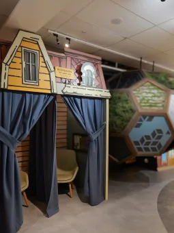 Amningsbås i Miniverseum