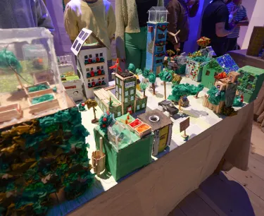 Oscar Fredriksskolans vinnande modell.