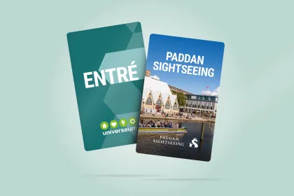 Entré Universeum + Paddan sightseeing