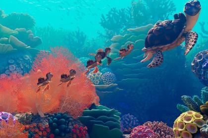 Entré Universeum + Legenden om det förtrollade korallrevet