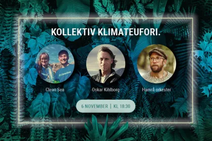 Programpunkter under Kollektiv klimateufori.