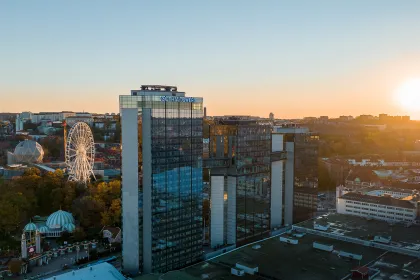 Universeum, Liseberg och Gothia Towers.