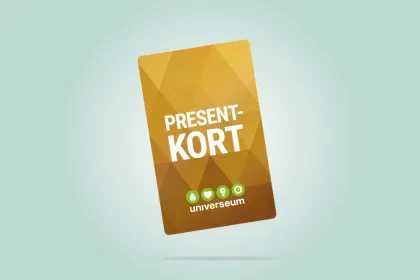 Presentkort på Universeum. 