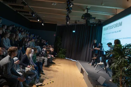 Paneldiskussion under Framtidsforum.