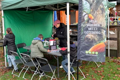 Universeum på torg i Göteborg