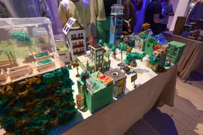 Oscar Fredriksskolans vinnande modell.