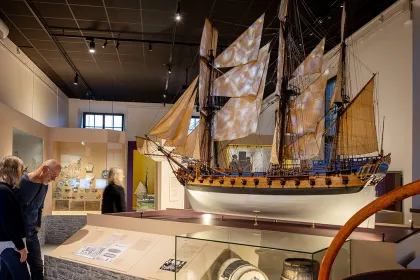 Utställningen Hav av historier på Sjöfartsmuseet Akvariet.