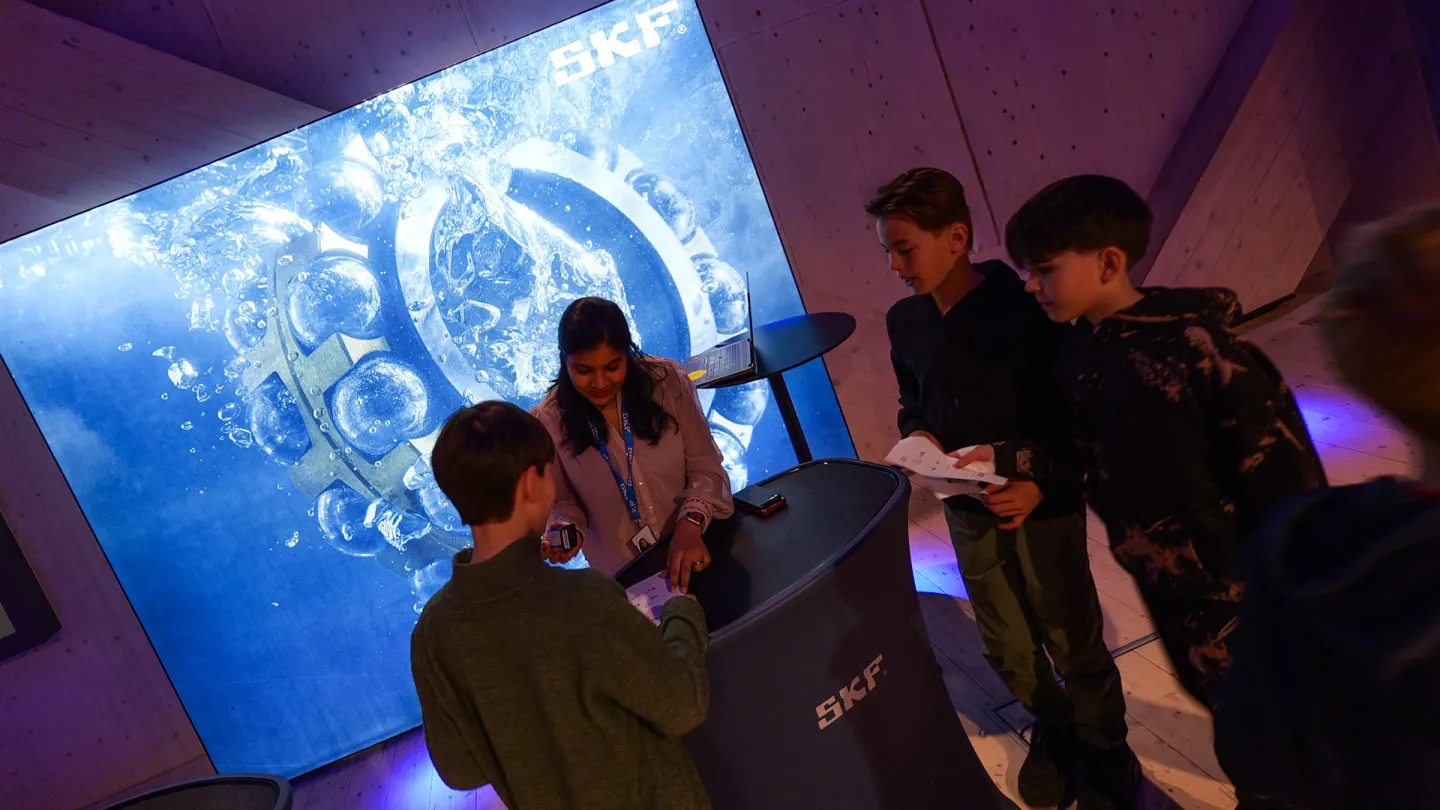 SKF:s monter under Innovationsutmaningen 2026.