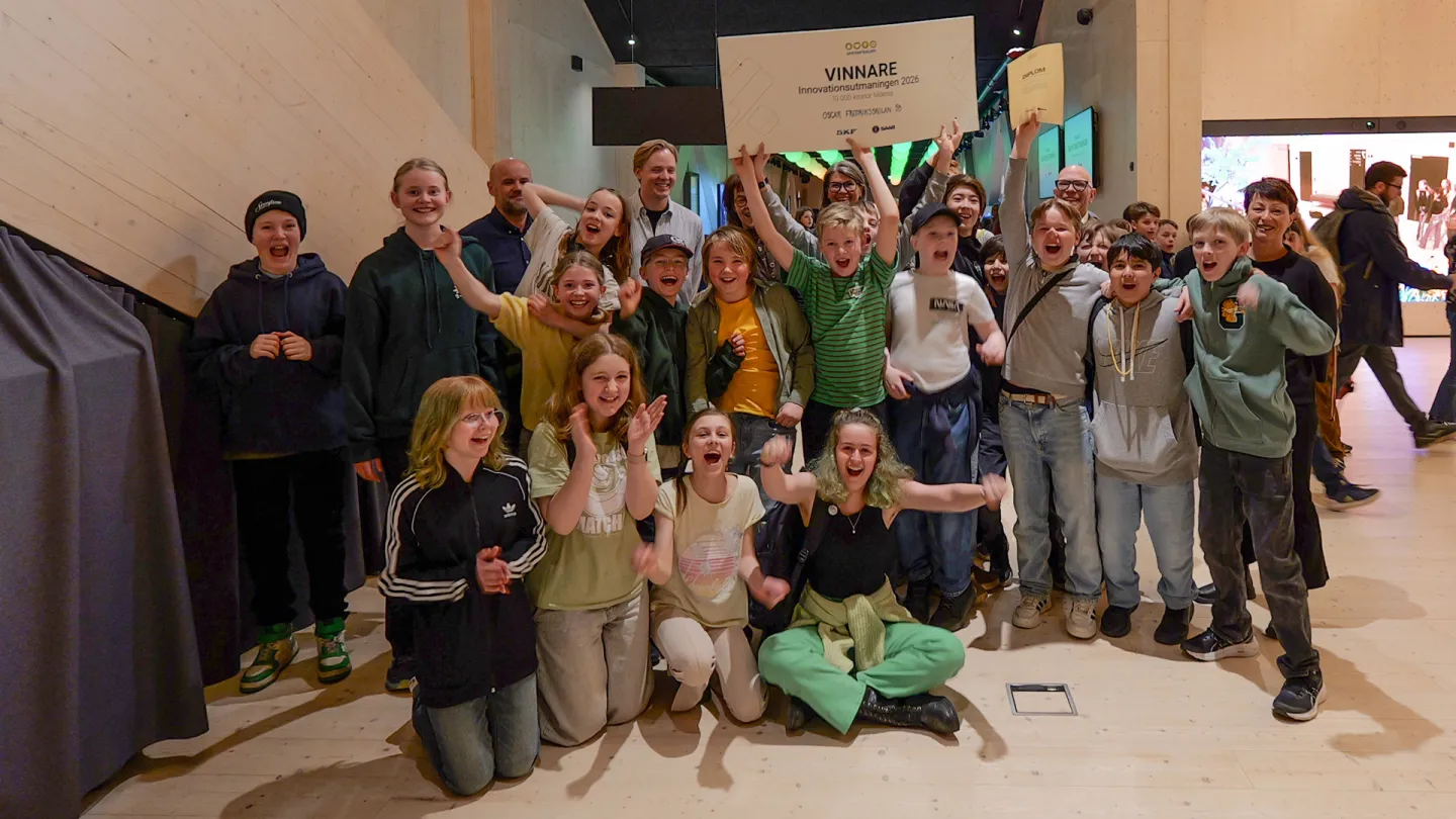 Oscar Fredriksskolan – vinnare i Innovationsutmaningen 2026.